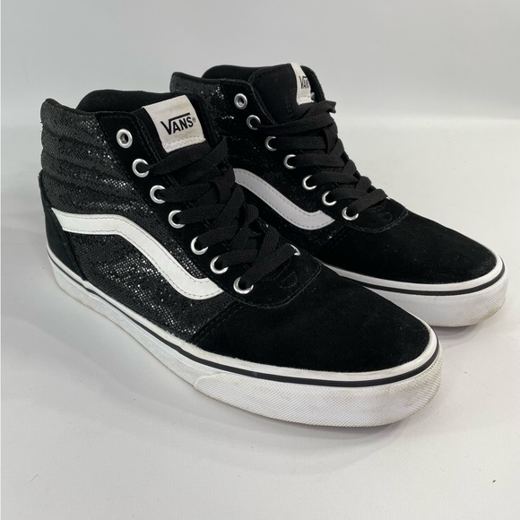 Vans Shoes - Women’s Vans Sk8-Hi Black Glitter